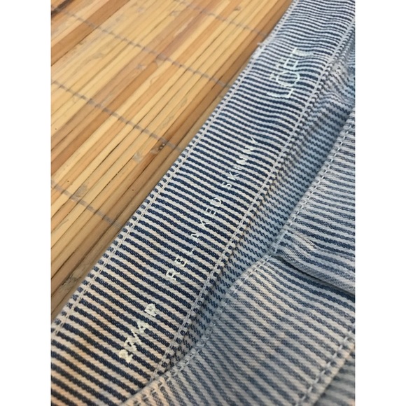 👖Mid-Waist Relaxed Skinny // Light-wash Pinstripe - Picture 6 of 8